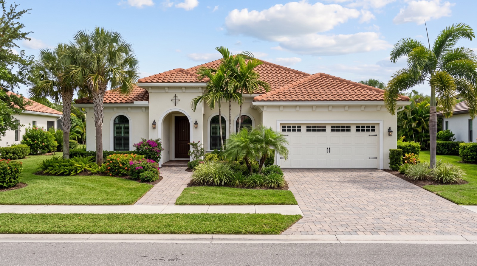 A Pinellas County home with a two-car garage